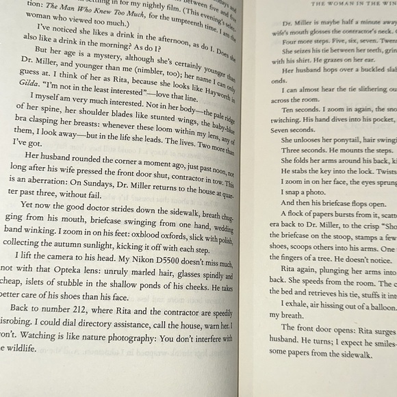 The woman in the window hardback book by AJ Finn - Picture 5 of 8